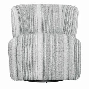 Lyra Swivel Chair in Geo Steel by OZ Design, a Chairs for sale on Style Sourcebook