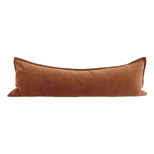 Evelyn Feather Fill Lumbar Cushion 120x40cm in Nutmeg by OZ Design, a Cushions, Decorative Pillows for sale on Style Sourcebook