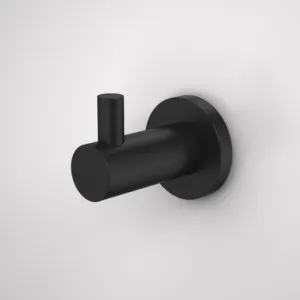 Liano II Robe Hook | Made From Brass In Matte Black By Caroma by Caroma, a Shelves & Hooks for sale on Style Sourcebook