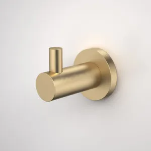 Liano II Robe Hook Brushed | Made From Brass/Brushed Brass By Caroma by Caroma, a Shelves & Hooks for sale on Style Sourcebook