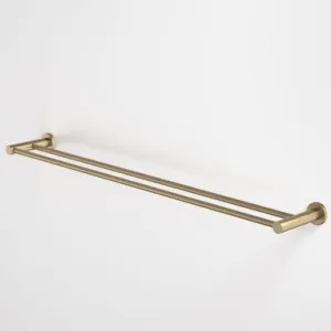 Liano II Double Towel Rail 840mm Brushed | Made From Brass/Brushed Brass By Caroma by Caroma, a Towel Rails for sale on Style Sourcebook