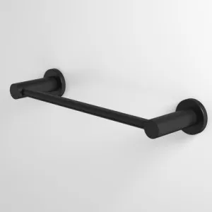 Liano II Hand Towel Rail | Made From Brass In Matte Black By Caroma by Caroma, a Towel Rails for sale on Style Sourcebook