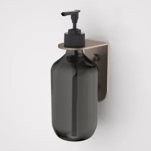 Liano II Soap Bottle Holder | Made From Brass In Brushed Bronze By Caroma by Caroma, a Soap Dishes & Dispensers for sale on Style Sourcebook