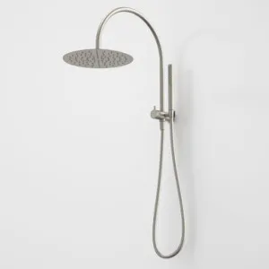 Liano II Compact Twin Shower With Overhead | Made From Plastic/Metal In Brushed Nickel By Caroma by Caroma, a Showers for sale on Style Sourcebook