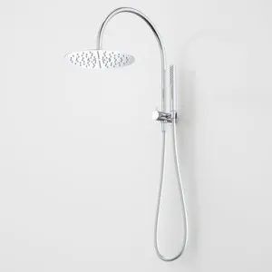 Liano II Compact Twin Shower With Overhead | Made From Plastic/Metal In Chrome Finish By Caroma by Caroma, a Showers for sale on Style Sourcebook
