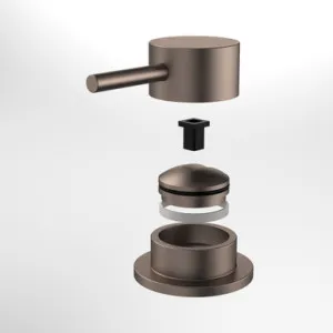 Liano II Hob Mixer Trim Kit | Made From Brass In Brushed Bronze By Caroma by Caroma, a Bathroom Taps & Mixers for sale on Style Sourcebook