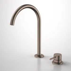 Liano II Hob Basin Or Sink Mixer Set 200mm Lead Free | Made From Brass In Brushed Bronze By Caroma by Caroma, a Bathroom Taps & Mixers for sale on Style Sourcebook
