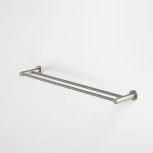 Liano II Double Towel Rail 640mm | Made From Brass In Brushed Nickel By Caroma by Caroma, a Towel Rails for sale on Style Sourcebook
