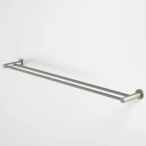 Liano II Double Towel Rail 840mm | Made From Brass In Brushed Nickel By Caroma by Caroma, a Towel Rails for sale on Style Sourcebook