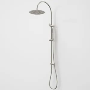 Liano II Rail Shower With Overhead Brushed Nickel | Made From Plastic/Metal In Gold By Caroma by Caroma, a Showers for sale on Style Sourcebook