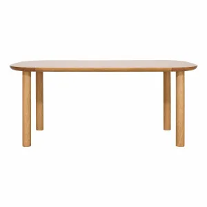 Jacob Dining Table 160x95cm in Oak Clear Lacquer by OZ Design, a Dining Tables for sale on Style Sourcebook