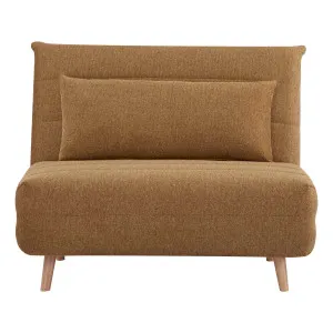 Astra 1 Seater Sofa Bed in Mars Mustard by OZ Design, a Sofa Beds for sale on Style Sourcebook