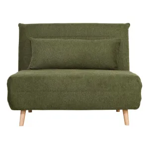 Astra 1 Seater Sofa Bed in Mars Green by OZ Design, a Sofa Beds for sale on Style Sourcebook