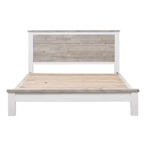 Halifax King Bed Frame in Acacia Grey / White by OZ Design, a Beds & Bed Frames for sale on Style Sourcebook