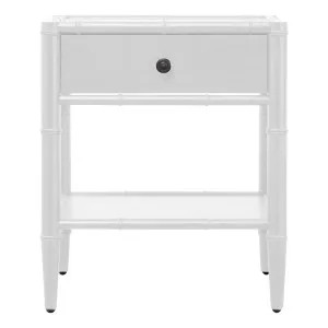 Bermuda Bedside Table in Mangowood White by OZ Design, a Bedside Tables for sale on Style Sourcebook