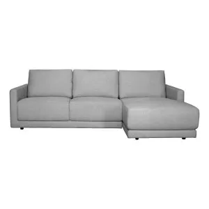 Hendrix 2 Seater Sofa + Chaise RHF in Prince Grey by OZ Design, a Sofas for sale on Style Sourcebook