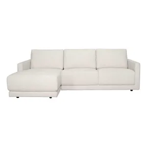 Hendrix 2 Seater Sofa + Chaise LHF in Prince White by OZ Design, a Sofas for sale on Style Sourcebook