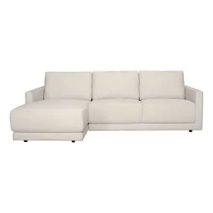 Hendrix 2 Seater Sofa + Chaise LHF in Prince Beige by OZ Design, a Sofas for sale on Style Sourcebook