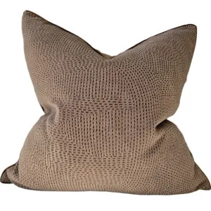 Ada Cushion 55cm square - Dotted Brown by null, a Cushions, Decorative Pillows for sale on Style Sourcebook