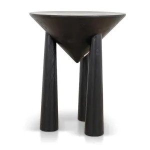 Prestige 45cm Round Side Table - Full Black by Interior Secrets - AfterPay Available by Interior Secrets, a Side Table for sale on Style Sourcebook