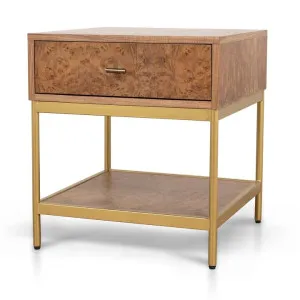 Ex Display - Evermore 50cm Square Bedside Table - Natural by Interior Secrets - AfterPay Available by Interior Secrets, a Bedside Tables for sale on Style Sourcebook