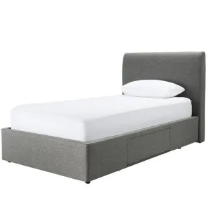Forbes Right Drawer Storage Bed Solana Granite by null, a Beds & Bed Frames for sale on Style Sourcebook