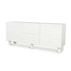 Ex Display - Vasuda 1.8m Buffet Unit - White by Interior Secrets - AfterPay Available by Interior Secrets, a Sideboards, Buffets & Trolleys for sale on Style Sourcebook