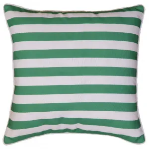 Florida Stripe Cushion Apple 50 x 50cm by null, a Cushions, Decorative Pillows for sale on Style Sourcebook