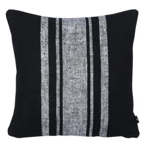 Provence Cushion Black 50 x 50cm by null, a Cushions, Decorative Pillows for sale on Style Sourcebook