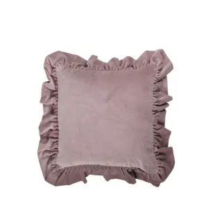 Ruffle Cushion Mushroom 50x50cm by null, a Cushions, Decorative Pillows for sale on Style Sourcebook