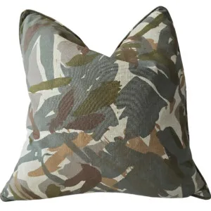 Forest Linen Cotton Cushion 55cm Square by null, a Cushions, Decorative Pillows for sale on Style Sourcebook