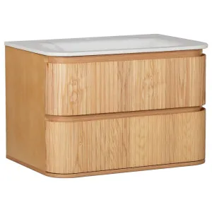 Calso 75cm Wall Hung Single Vanity, Light Tan by null, a Vanities for sale on Style Sourcebook