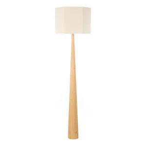 Flint Floor Lamp 45x168cm in Natural by OZ Design, a Floor Lamps for sale on Style Sourcebook