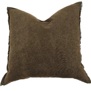Ada Cushion 55cm Square - Rust Brown by null, a Cushions, Decorative Pillows for sale on Style Sourcebook
