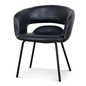 Set of 2 - Dalca Dining Chair - Full Black by Interior Secrets - AfterPay Available by Interior Secrets, a Dining Chairs for sale on Style Sourcebook