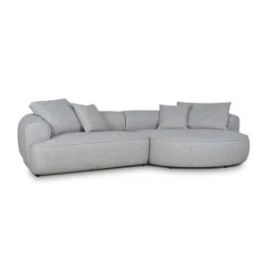 Carina Right Chaise Sofa - Chrome Grey by Interior Secrets - AfterPay Available by Interior Secrets, a Sofas for sale on Style Sourcebook