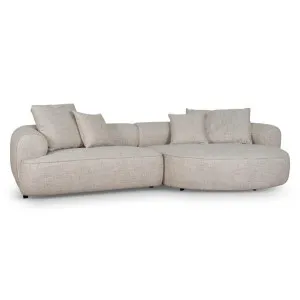 Carina Right Chaise Sofa - Pale Beige by Interior Secrets - AfterPay Available by Interior Secrets, a Sofas for sale on Style Sourcebook