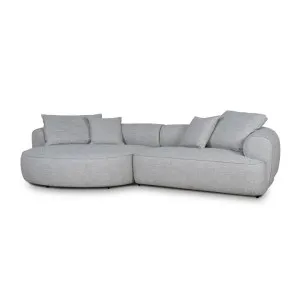 Carina Left Chaise Sofa - Chrome Grey by Interior Secrets - AfterPay Available by Interior Secrets, a Sofas for sale on Style Sourcebook