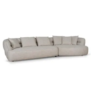 Rowe Right Chaise Sofa - Pale Beige by Interior Secrets - AfterPay Available by Interior Secrets, a Sofas for sale on Style Sourcebook