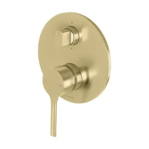 Phoenix Vivid Slimline Oval Shower/Bath Diverter Mixer Brushed Gold TRIM KIT ONLY by PHOENIX, a Bathroom Taps & Mixers for sale on Style Sourcebook