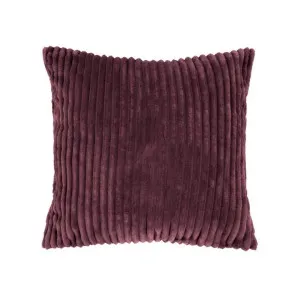 Bambury Channel Plum 50x50cm Cushion by null, a Cushions, Decorative Pillows for sale on Style Sourcebook