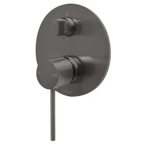 Phoenix Vivid Slimline Shower/Bath Diverter Mixer - Brushed Carbon FULL SET by PHOENIX, a Bathroom Taps & Mixers for sale on Style Sourcebook