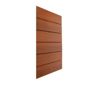 DecoWood® Ironbark®, V-Groove Profile by DecoClad®, a Aluminium Cladding for sale on Style Sourcebook