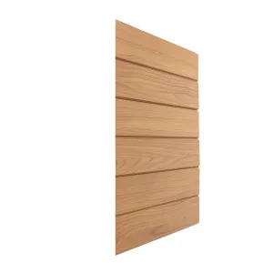 DecoWood® Coastal Spotted Gum, V-Groove Profile by DecoClad®, a Aluminium Cladding for sale on Style Sourcebook