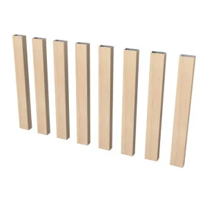 DecoWood® Curly Birch, DecoBatten® 50 x 25mm by DecoBatten®, a Aluminium Cladding for sale on Style Sourcebook