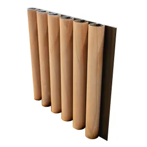 DecoWood®  Curly Birch, DecoBatten® 32mm Circular Profile by DecoBatten®, a Aluminium Cladding for sale on Style Sourcebook
