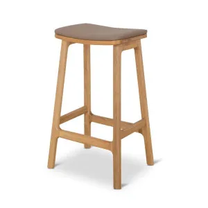 Ex Display - Cyprus 67cm Natural Bar Stool - Mocha Brown by Interior Secrets - AfterPay Available by Interior Secrets, a Bar Stools for sale on Style Sourcebook