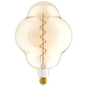 Eglo 4W E27 Dimmable LED Bubble Glass Oversized Globe Amber by Eglo, a LED Lighting for sale on Style Sourcebook