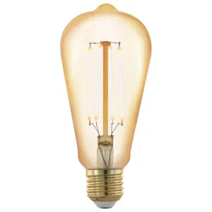 Eglo 4.5W E27 Dimmable LED Amber Teardrop Globe Warm White by Eglo, a LED Lighting for sale on Style Sourcebook