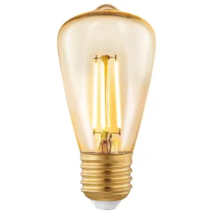 Eglo 3.5W E27 Dimmable LED Amber Small Teardrop Globe Warm White by Eglo, a LED Lighting for sale on Style Sourcebook